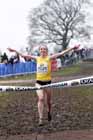 Emelia Gorecka winning the under-20 womens McCain World Cross Country Trials and Inter Counties.